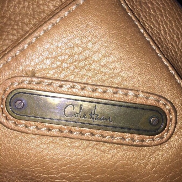 Cole Haan Bronze Brown Buckle Purse Crossbody Bag